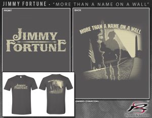 Jimmy Fortune "More Than a Name on a Wall" T-shirt