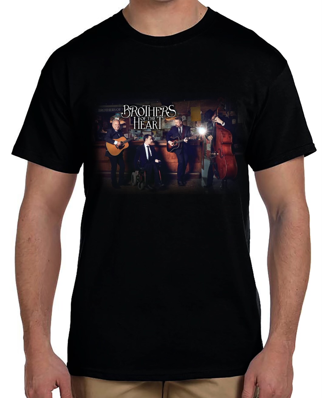 Brothers of the Heart black picture tee - Jimmy Fortune